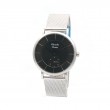 Alexandre Christie AC 8586 Silver Black Man MSBSSBA